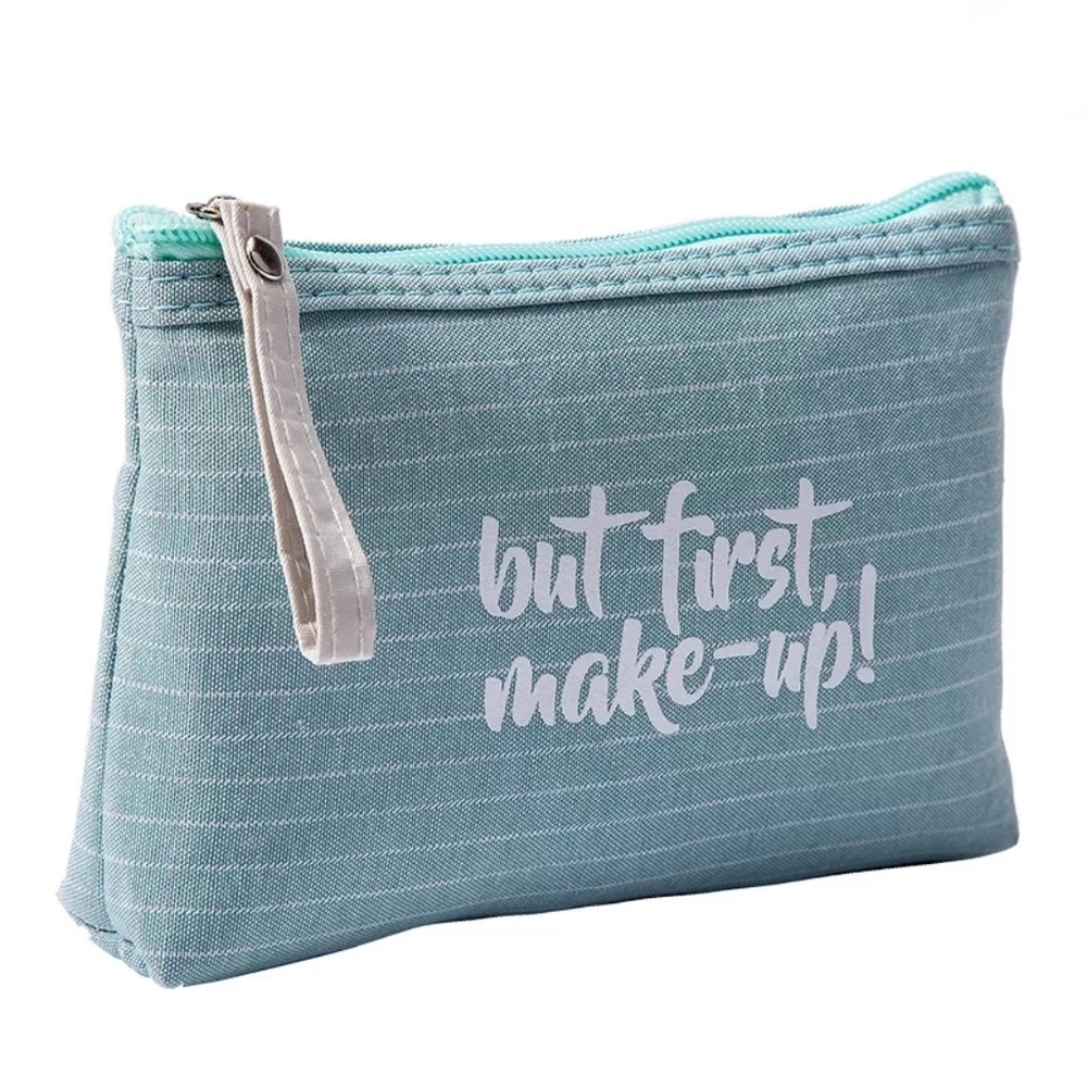 But First, Make-Up Cosmetic Bag MWT Zip Pouch